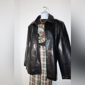 Denim & co leather jacket